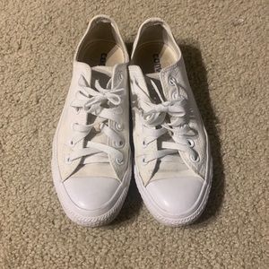 All white Converse